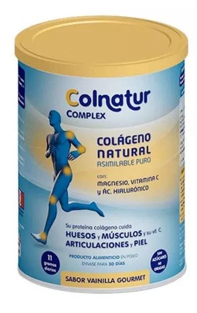 COLNATUR Complejo Hidrolizado Natural Colágeno Sabor Vainilla 335g/11.3oz  Polvo – Cuidado de la Salud Español – Cuidado de tus articulaciones,  huesos
