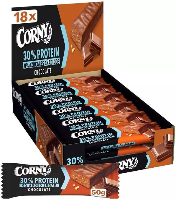 Corny Protein Barritas de Cereales de Chocolate con Leche 24 uds Online, Atida