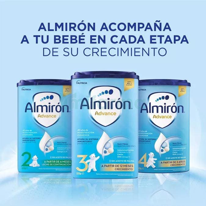 Comprar Almiron Advance+ Pronutra 3 Leche en Polvo, 800 g al mejor precio