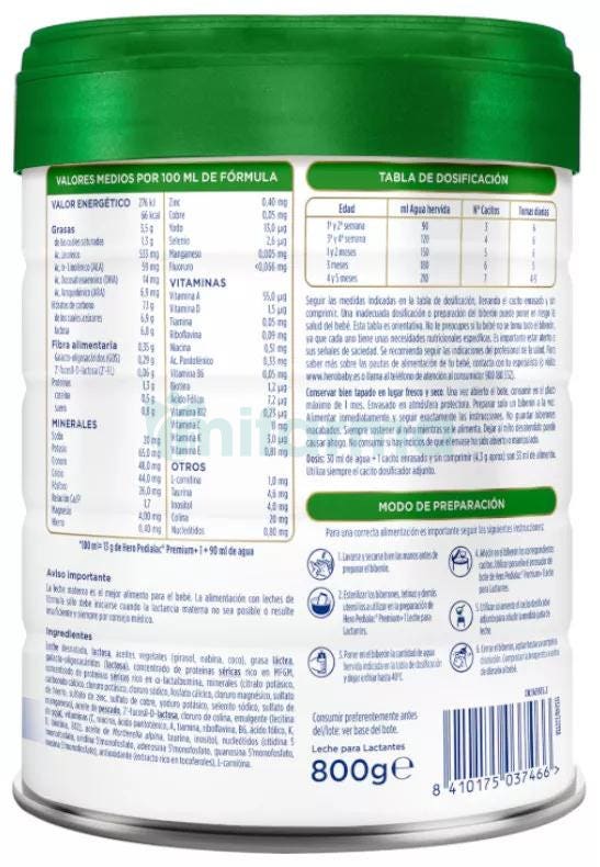 Hero Baby Baby Milk Number 1 800 Gm.