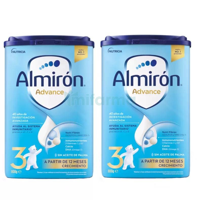 Almirón Advance 3 Leche Crecimiento 2x800 gr