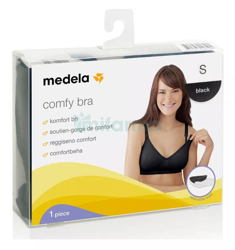 Sujetador de Maternidad Comfy Medela Talla S Negro