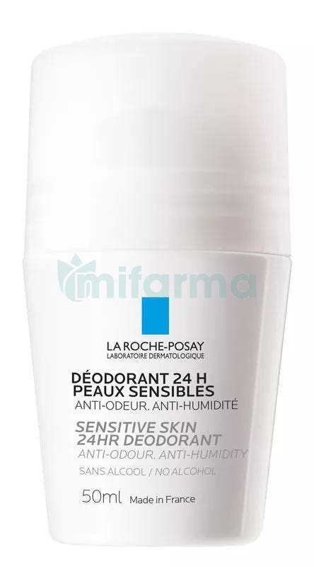 La Roche Posay Desodorante Roll On Piel Sensible 24H 50 ml