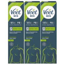 Veet Men Crema Depilatoria Corporal Hombre Piel Normal 3x200 ml