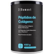 ZENement Peptidos de Colageno con Magnesio, Acido Hialuronico, Zinc y Vitamina C 450 gr