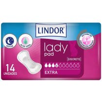 Lindor Lady Pad Extra Compresas 14 Uds