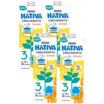 Nativa Leche Crecimiento 3 Cereales 4x1 L